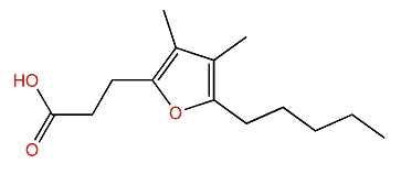 3,4-Dimethyl-5-pentyl-2-furanpropanoic acid